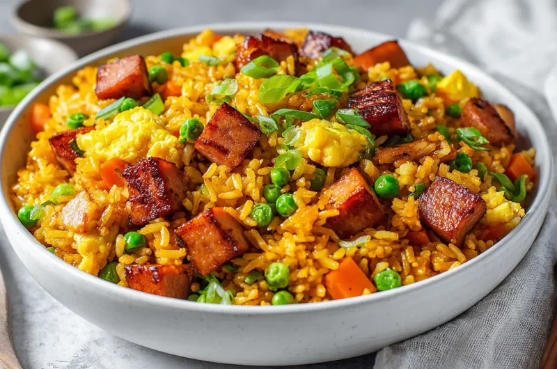Spam Fried Rice Recipe - Easy Fried Rice With Spam