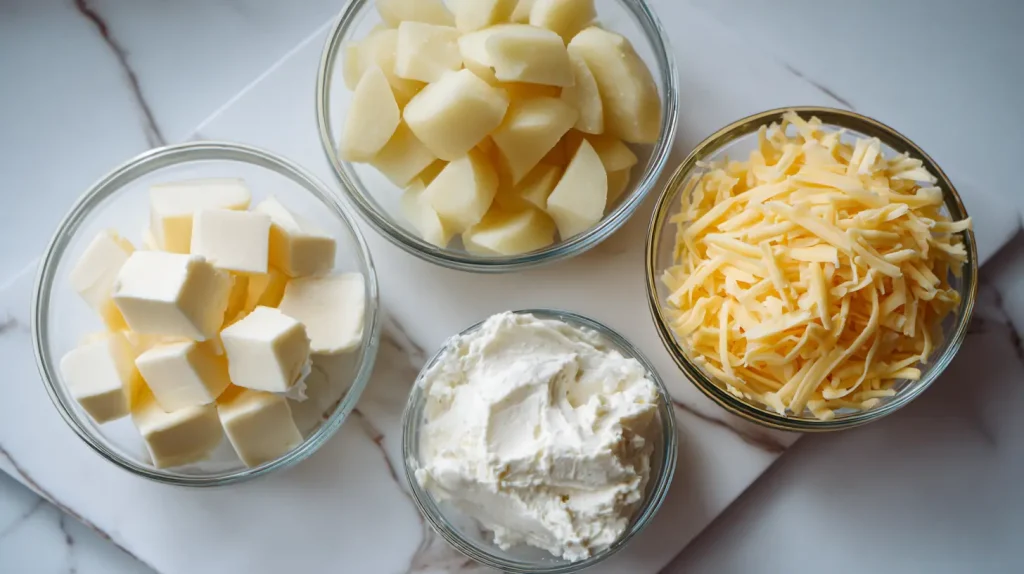 4 Ingredient Potato Soup Recipe - Easy Creamy Comfort 3 4 ingredient potato soup