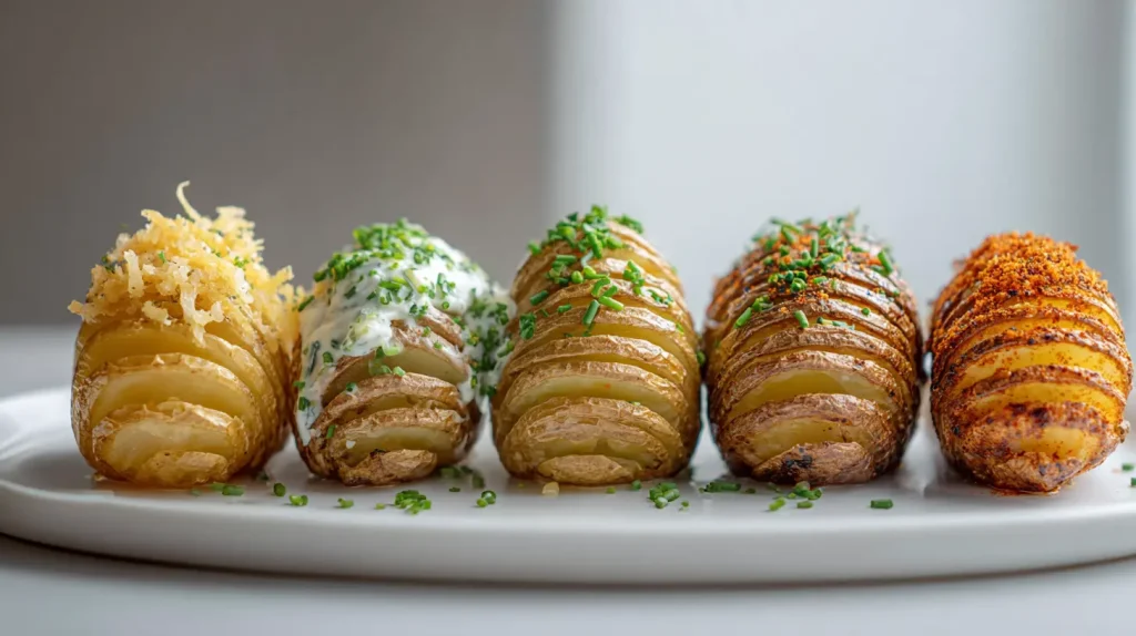 Crispy Air Fryer Hasselback Potatoes - Easy Garlic Recipe 10 Air Fryer Hasselback Potatoes