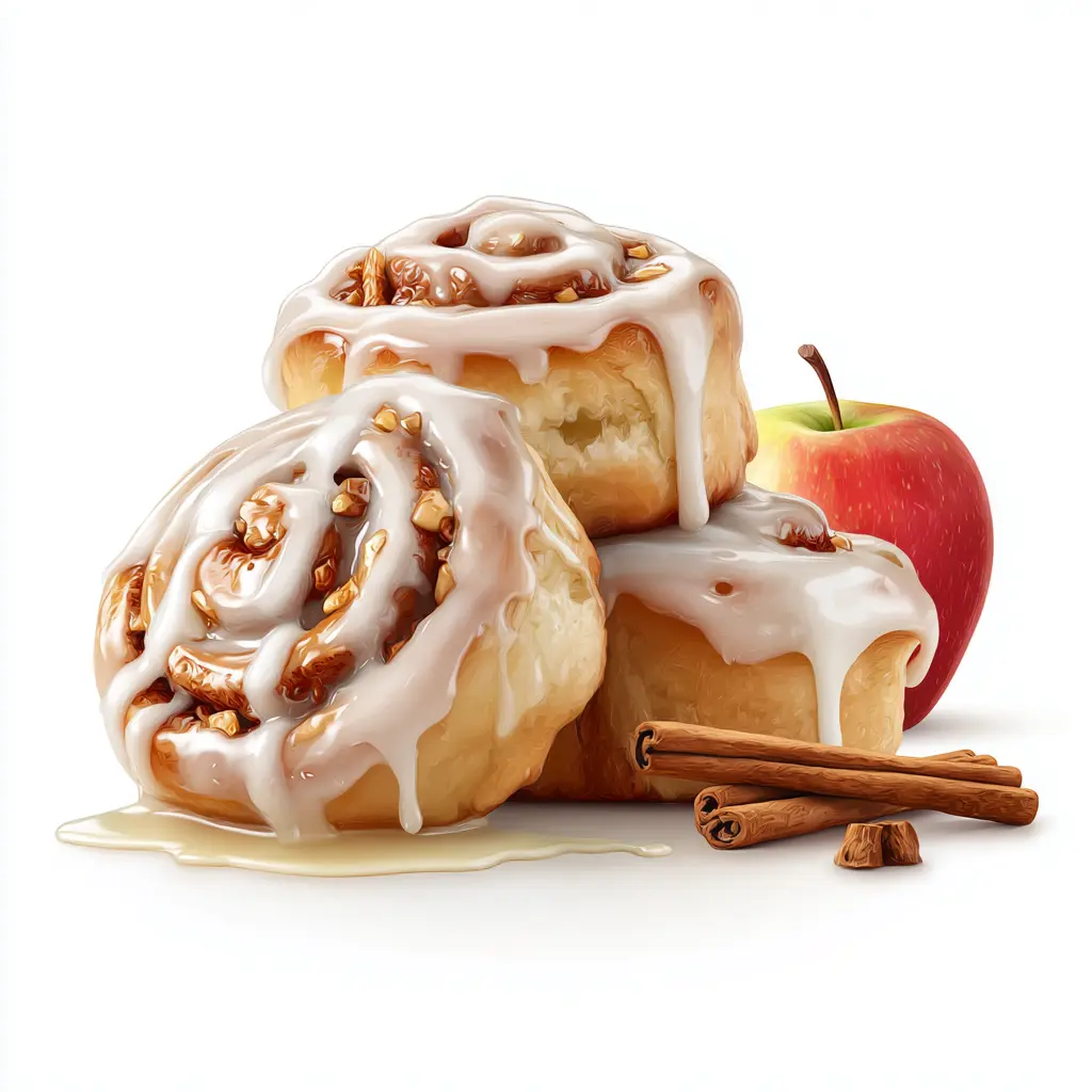 Apple Pie Cinnamon Rolls - Fluffy Rolls with Apple Filling 4 Apple Pie Cinnamon Rolls