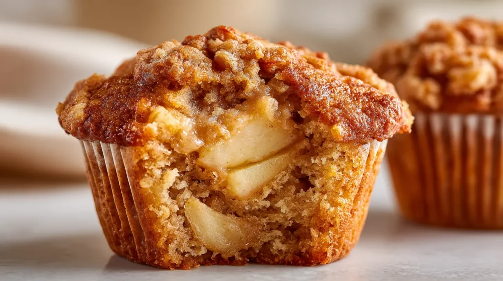 Apple Pie Muffins Recipe - Easy Bakery Style Apple Muffins 2 Apple Pie Muffins