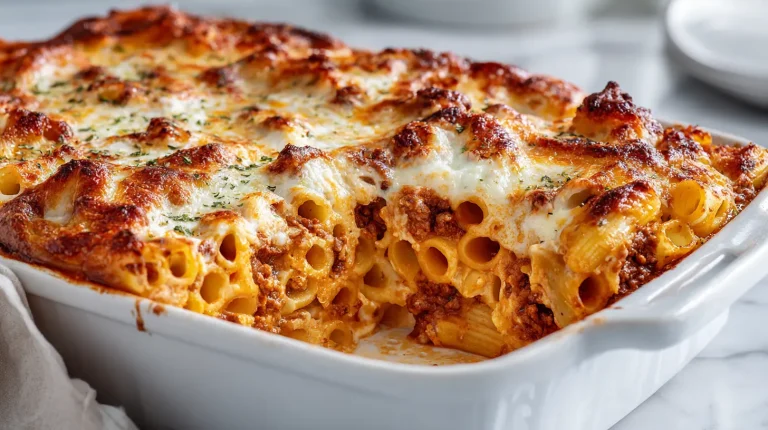 Baked Ziti with Ground Beef