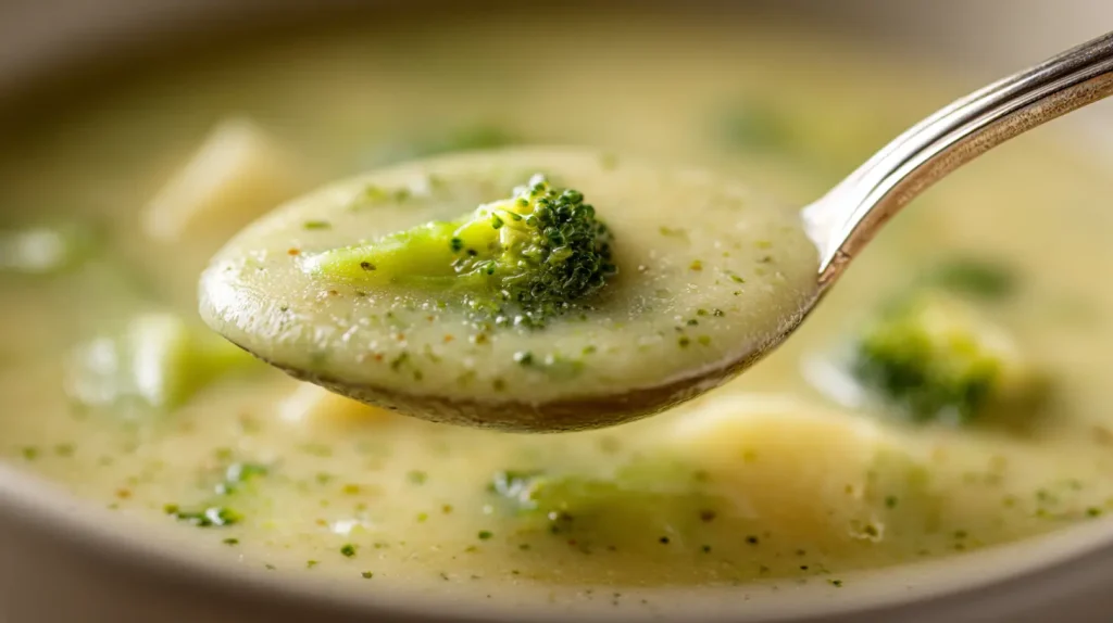 Creamy Broccoli Potato Soup - Easy Meatless Dinner 2 Broccoli Potato Soup