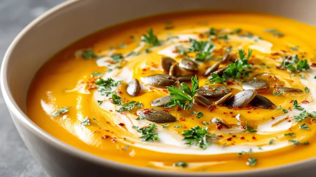 Creamy Butternut Squash Soup - Easy Fall Special Soup 2 Creamy Butternut Squash Soup