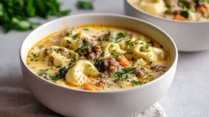 Creamy Tortellini Soup