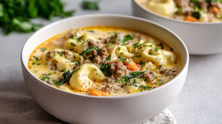 Creamy Tortellini Soup