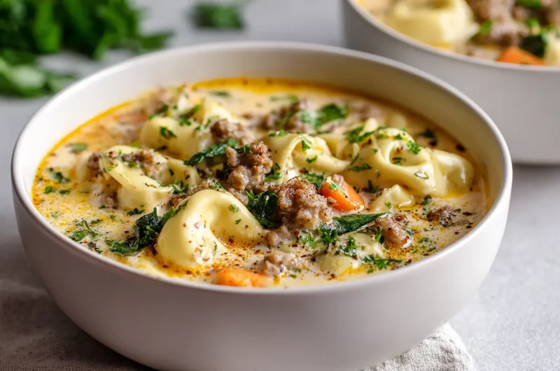 Best Creamy Tortellini Soup Recipe - Fall Special