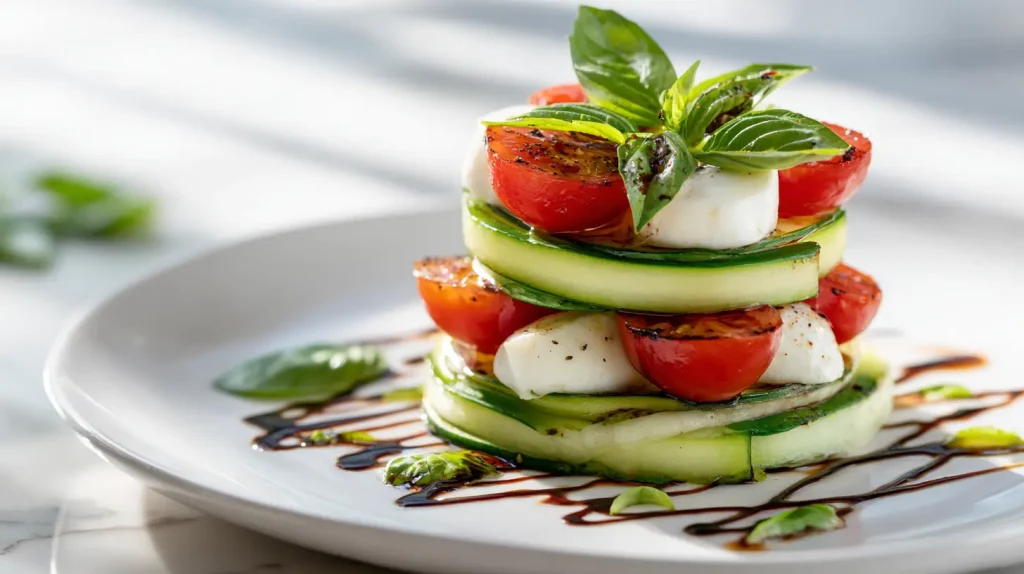Cucumber Caprese Salad