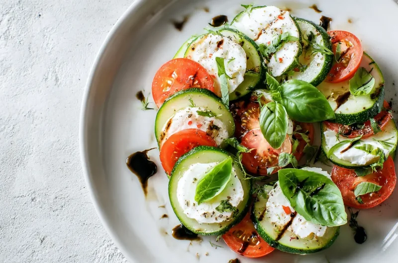 Cucumber Caprese Salad - Fresh Summer Sides Recipe