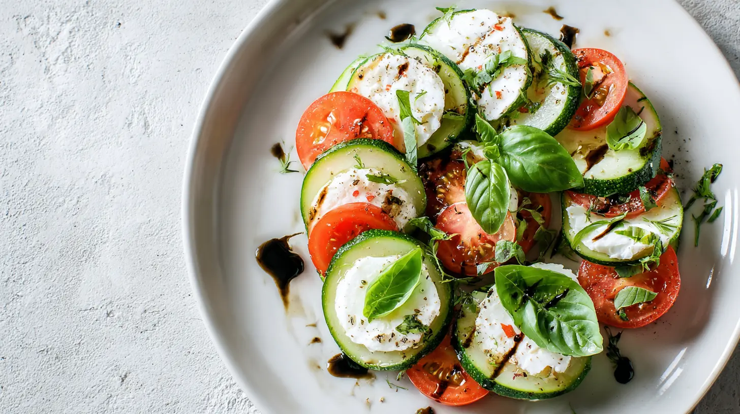Cucumber Caprese Salad