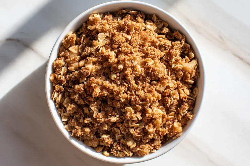 Dutch Apple Pie Topping Recipe - Perfect Crumb Apple Pie