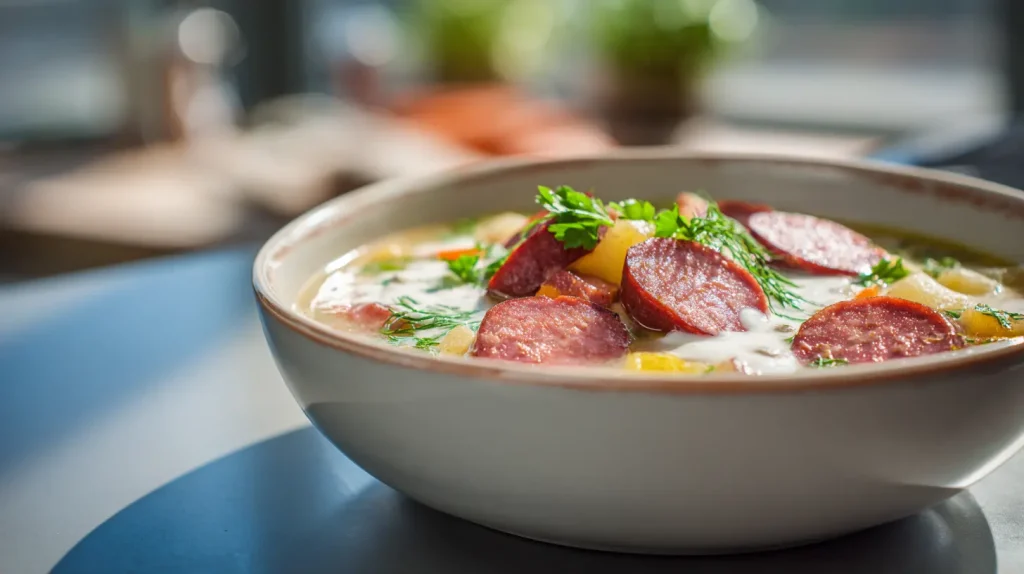 Fall Special Kielbasa Potato Soup