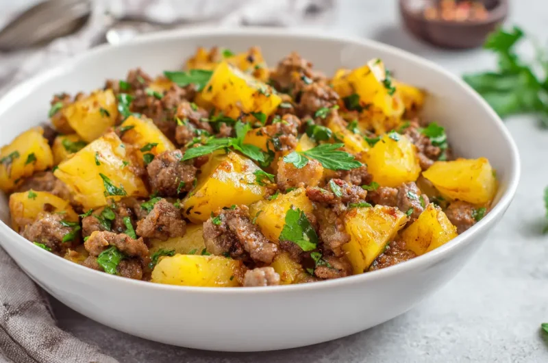Ground Beef and Potato Recipe - Easy Hearty Dinner