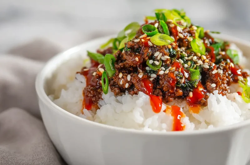 Korean Ground Beef Bowl Recipe - Easy Weeknight Dinner