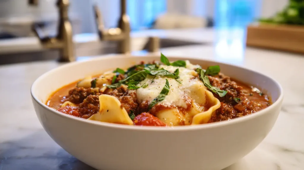 Lasagna Soup Recipe - Easy Comfort One-Pot Dinner 10 Lasagna Soup