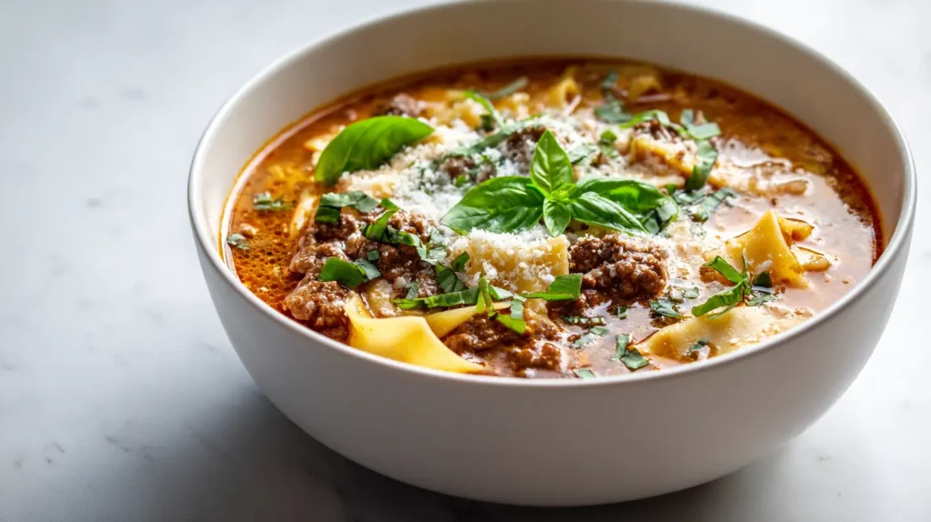 Lasagna Soup