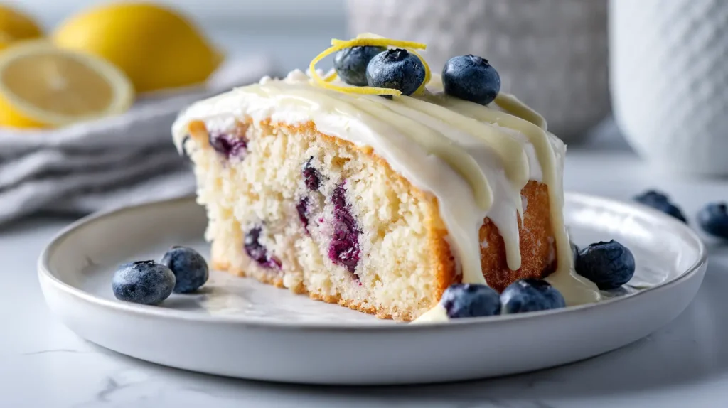 Lemon Blueberry Cake - Moist & Refreshing Dessert 11 Lemon Blueberry Cake