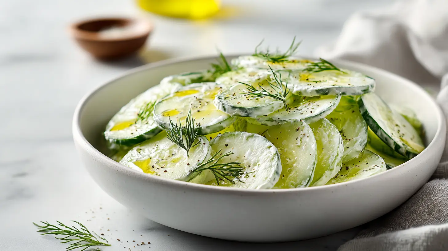 Low Carb Cucumber Salad