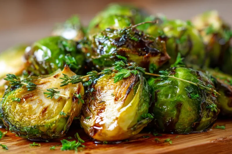 Roasted Brussel Sprouts - Perfect Crispy Flavor Recipe