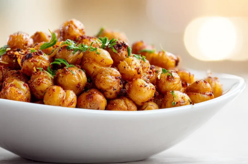 Roasted Chickpeas Recipe - Crispy Healthy Snacks