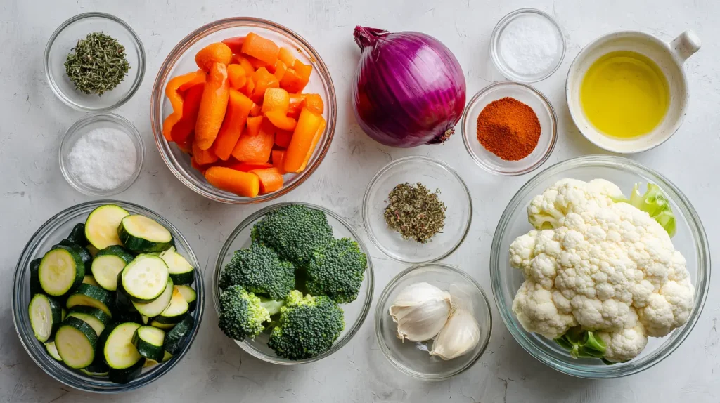 Roasted Vegetables - Easy Oven-Roasted Veggies Recipe 3 Roasted Vegetables