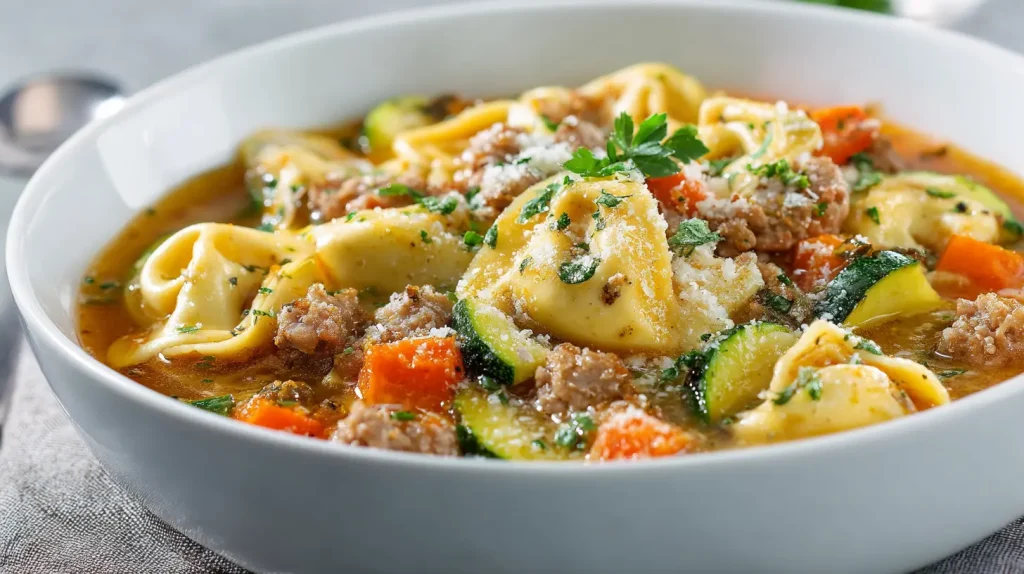 Sausage Tortellini Soup