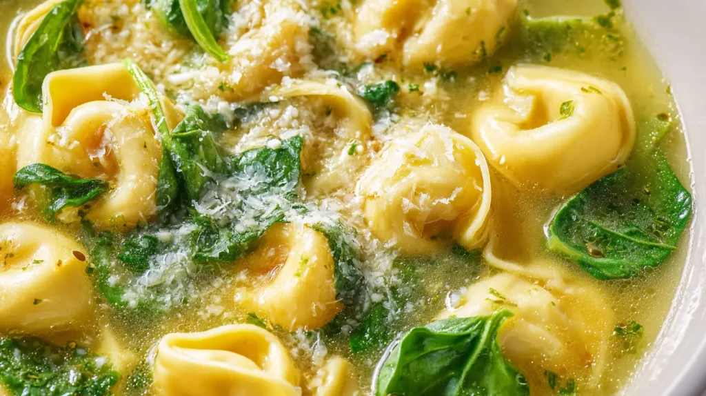 Spinach Tortellini Soup - Easy Delicious Comfort Recipe 2 Spinach Tortellini Soup