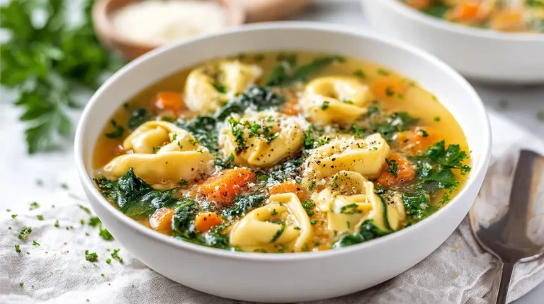 Spinach Tortellini Soup