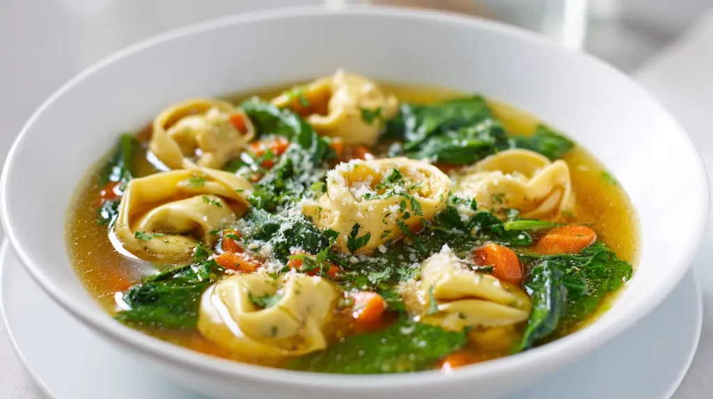 Spinach Tortellini Soup - Easy Delicious Comfort Recipe 8 Spinach Tortellini Soup