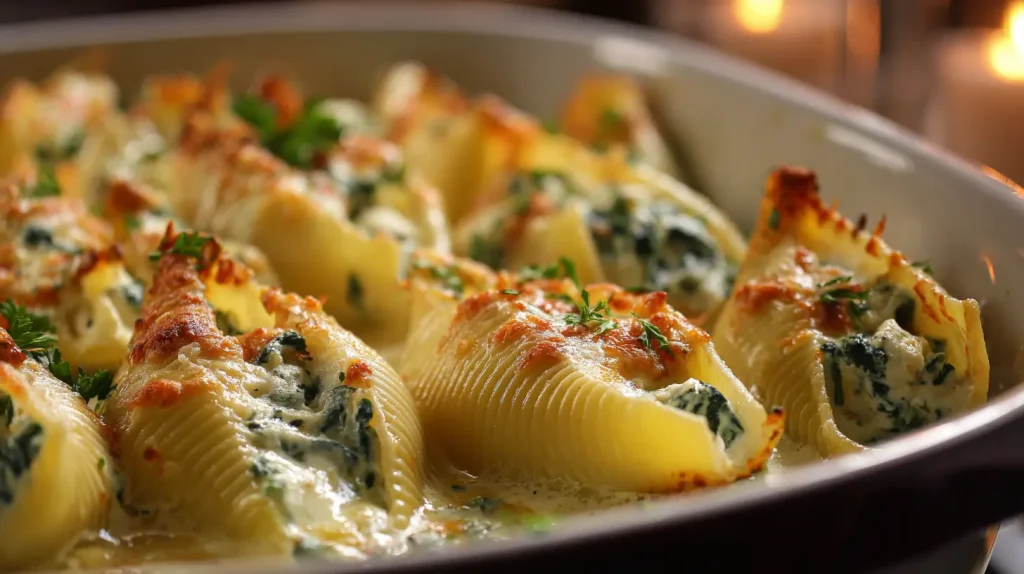 Best Christmas Stuffed Shells Recipe - Creamy & Cheesy 2 Stuffed Shells