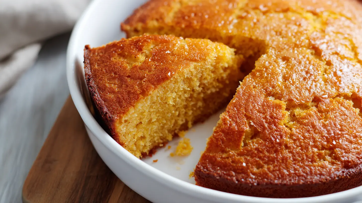Sweet and Moist Honey Cornbread