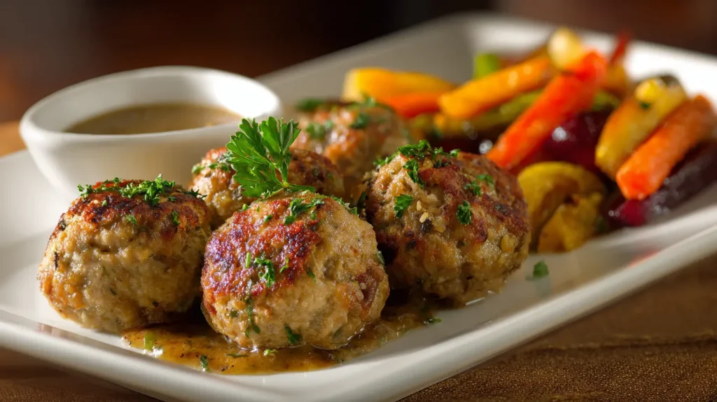 Special Thanksgiving Stuffing Balls - Easy Holiday Bites 9 Thanksgiving Stuffing Balls