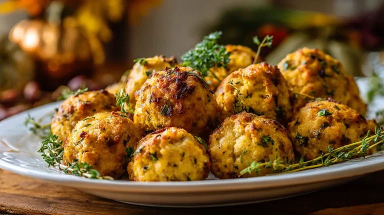 Thanksgiving Stuffing Balls