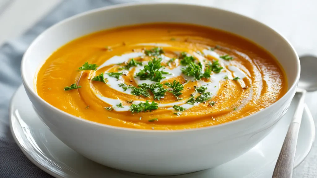Vegan Butternut Squash Soup Recipe - Creamy & Healthy Soup 2 Vegan Butternut Squash Soup