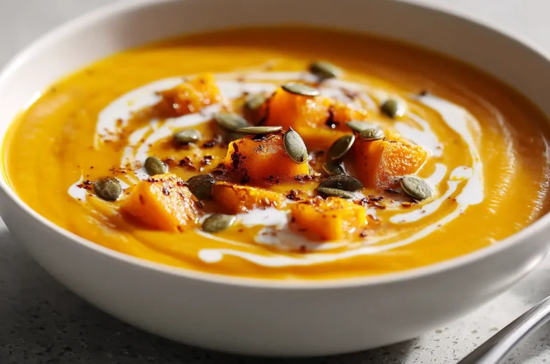 Vegan Butternut Squash Soup Recipe - Creamy & Healthy Soup