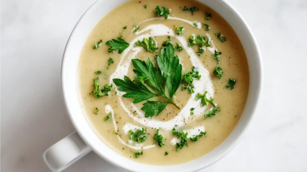 Vegan potato soup