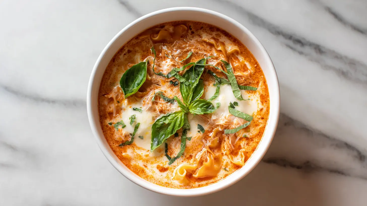 Chicken Lasagna Soup