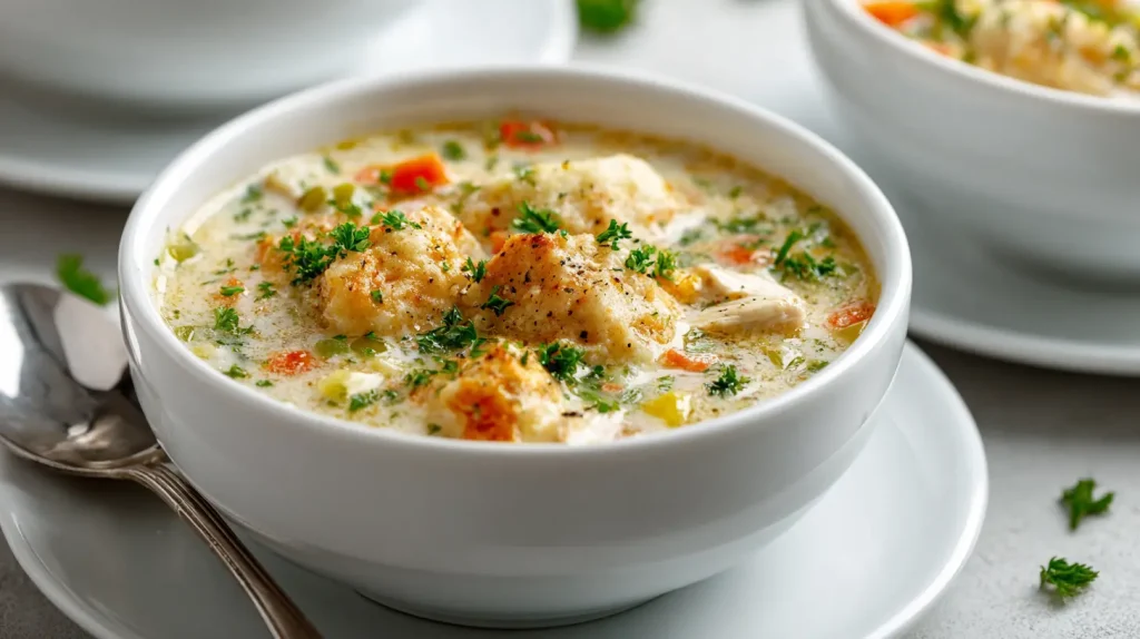 Chicken Pot Pie Soup - Thick and Creamy Fall Special Recipe 13 Chicken Pot Pie Soup