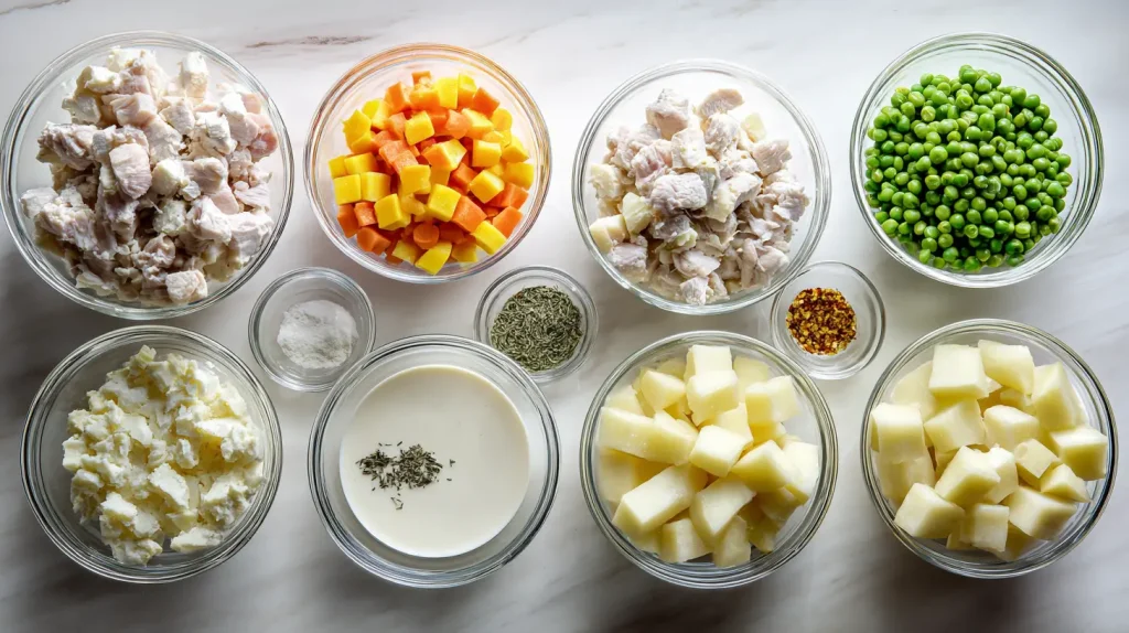 Chicken Pot Pie Soup - Thick and Creamy Fall Special Recipe 3 Chicken Pot Pie Soup