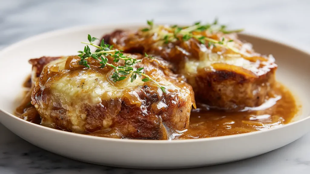 French Onion Pork Chops