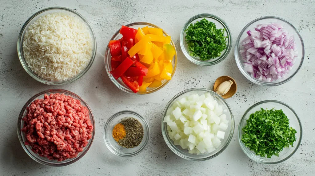 Ground Beef and Rice