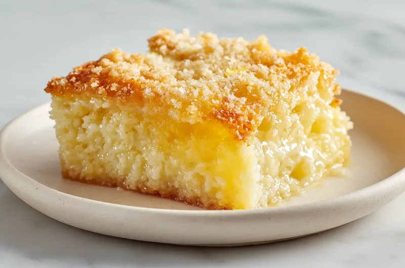 Lemon Dump Cake Recipe - Easy Citrus Dessert