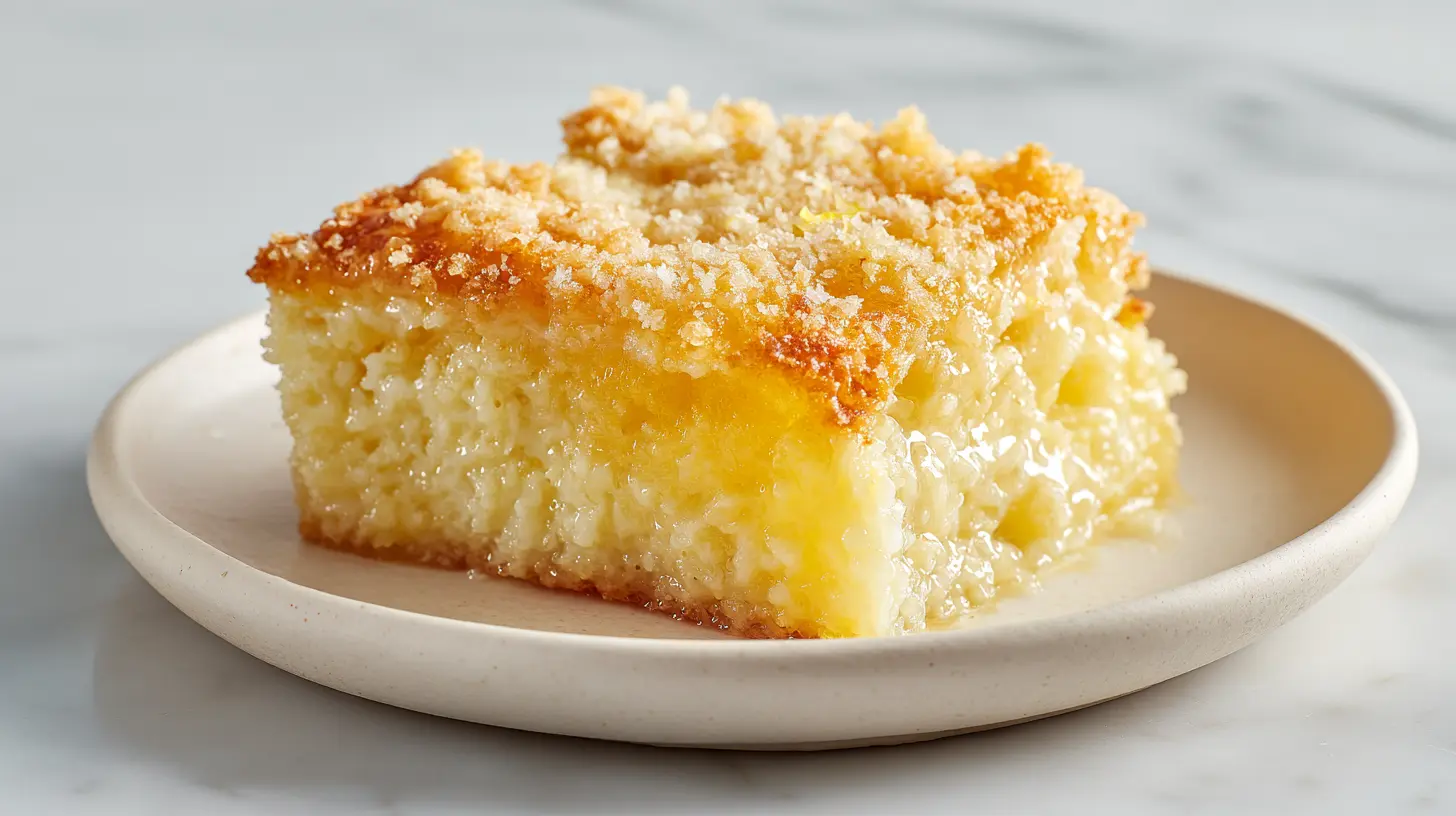 Lemon Dump Cake