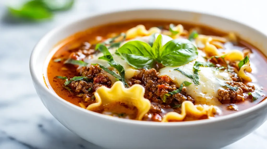 One Pot Lasagna Soup Recipe - Easy, Cozy Comfort Meal 9 One Pot Lasagna Soup