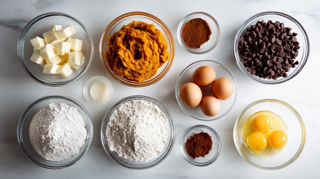 Moist Pumpkin Chocolate Chip Muffins - Easy Dessert 3 pumpkin chocolate chip muffins