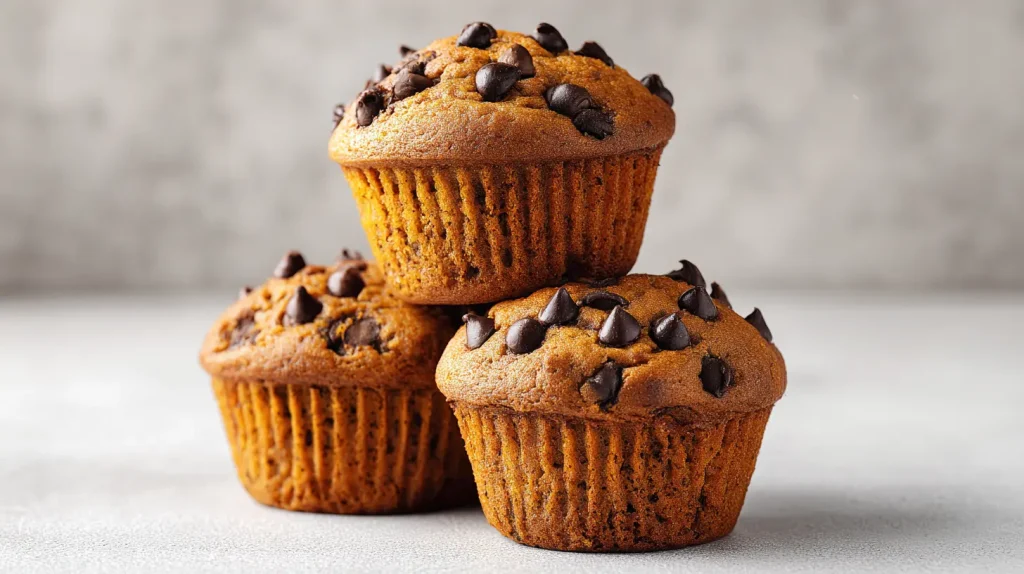 Moist Pumpkin Chocolate Chip Muffins - Easy Dessert 13 pumpkin chocolate chip muffins