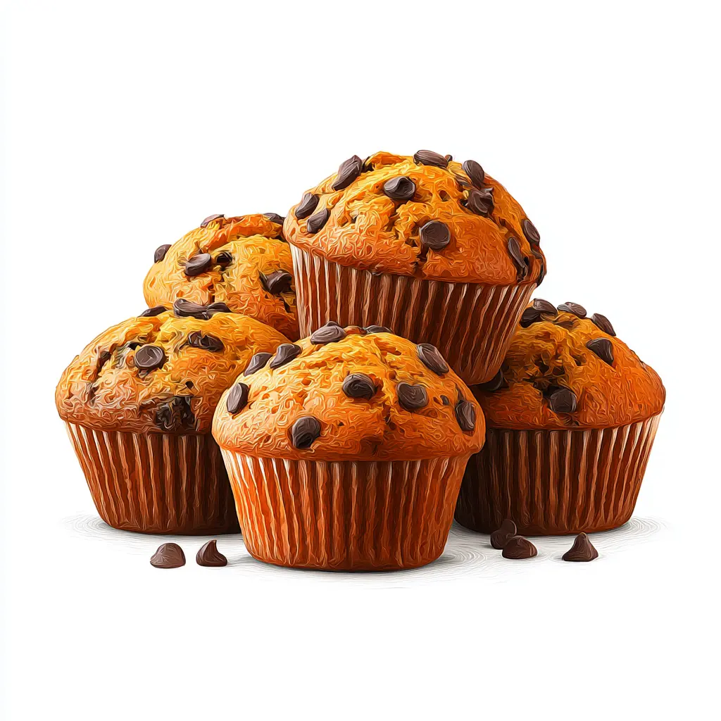 Pumpkin Oatmeal Muffins - Healthy, Moist, and Full of Flavor 4 pumpkin chocolate chip muffins