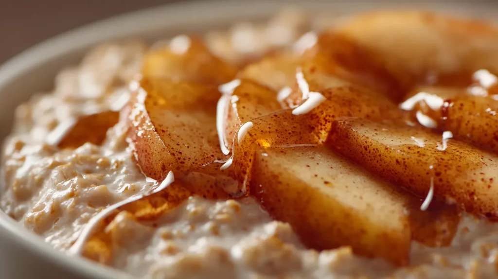 Vanilla Porridge with Brown Sugar Apples - Healthy Breakfast 7 Vanilla Porridge with Brown Sugar Apples
