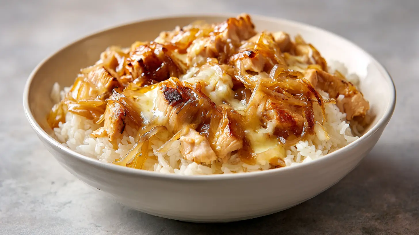 French Onion Chicken Rice
