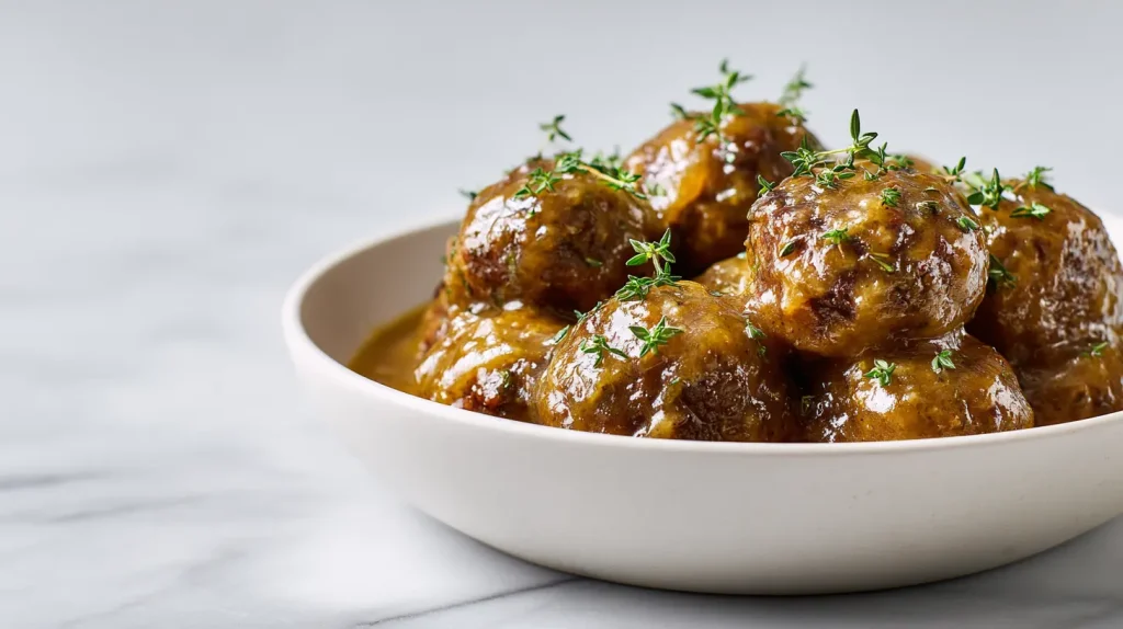 French Onion Meatballs Crock Pot - Easy Weeknight Dinner 13 French Onion Meatballs Crock Pot